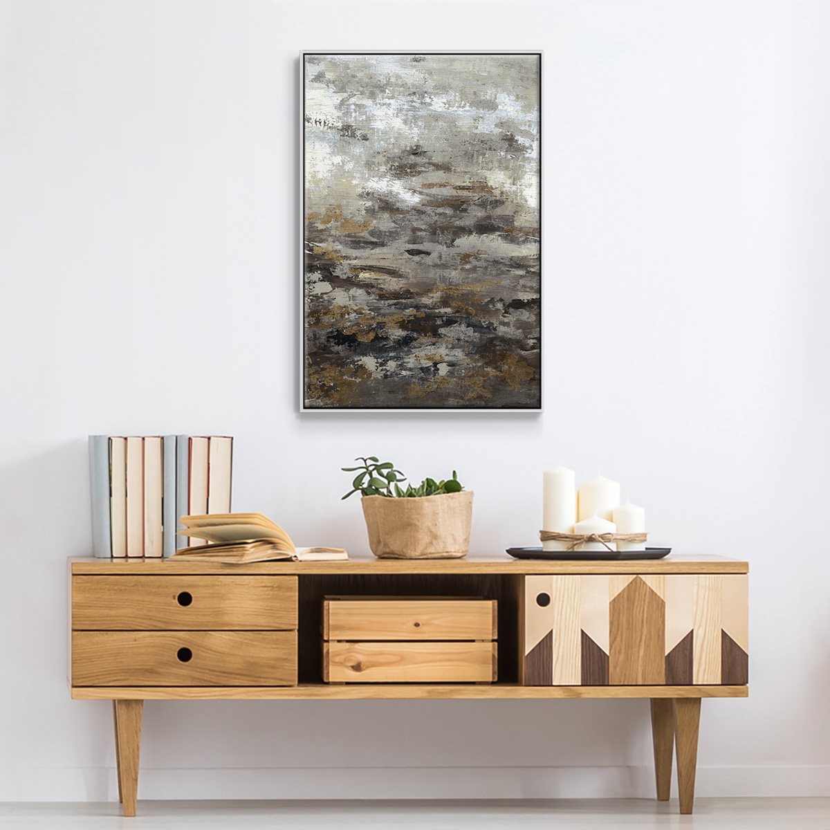 Shining Example Framed Premium Gallery Wrapped Canvas - Ready to Hang