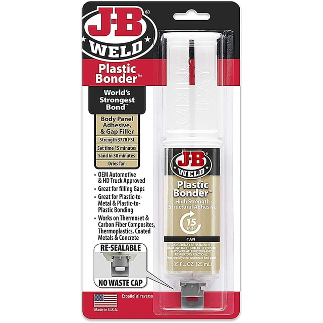 J-B Weld Pegamento Epóxico En Jeringa Plasticbonder 25ml JB-WELD .