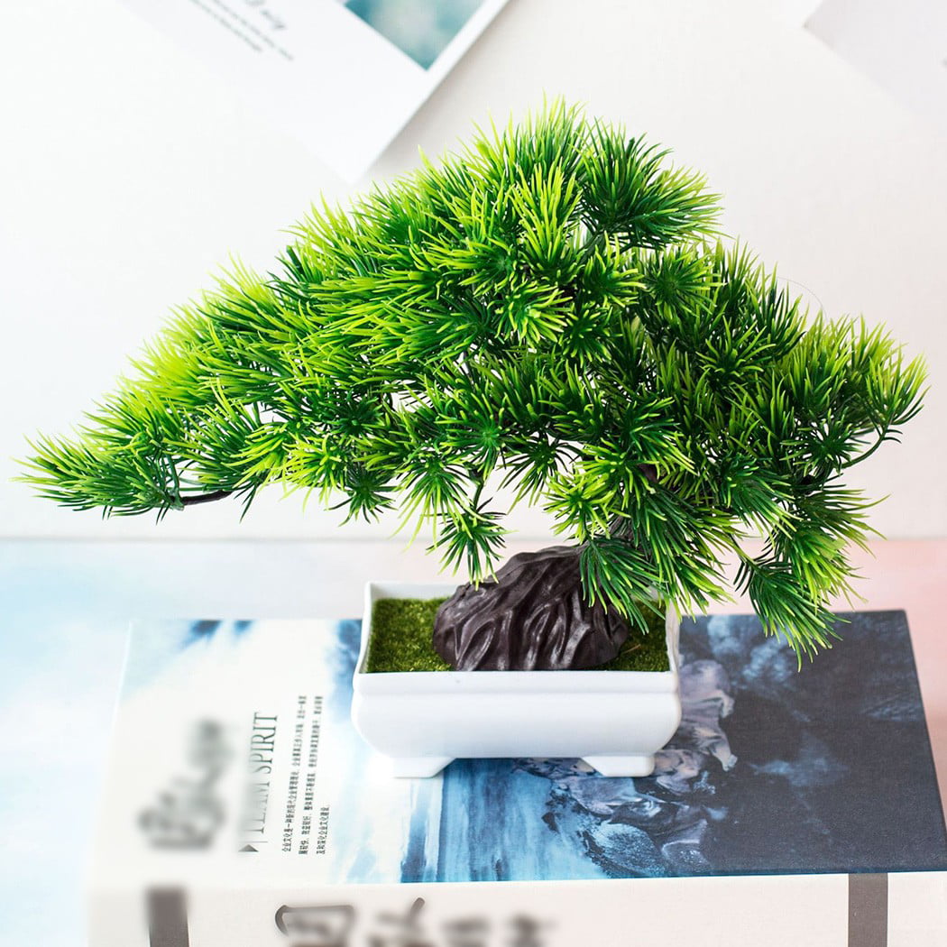 Bonsai Simulation Artificial Pot Plant Home Office Fake Pine Tree Decorations 