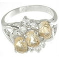 thumbnail image 3 of 925 Sterling Silver Genuine Citrine Rings for Women Make Great Valentines Gift for Women, 3 of 5