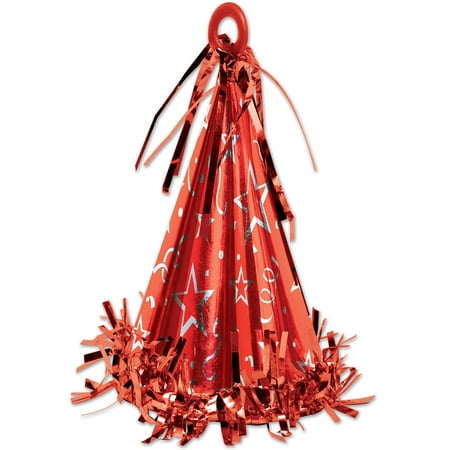 Metallic Red Magic Hat Table Top Centerpiece Balloon Holder Party Decoration