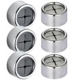 thumbnail image 1 of 6 Pcs Wall Mounted Hooks Tea Towel Holders Wall Mount Towel Hangers Hanging Dish Rag Rack Adhesive Towel Hanger, 1 of 3