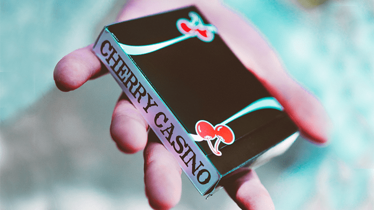 CHERRY CASINO TAHOE BLUE DECK OF PLAYING CARDS POKER SIZE MAGIC TRICKS GAMES 