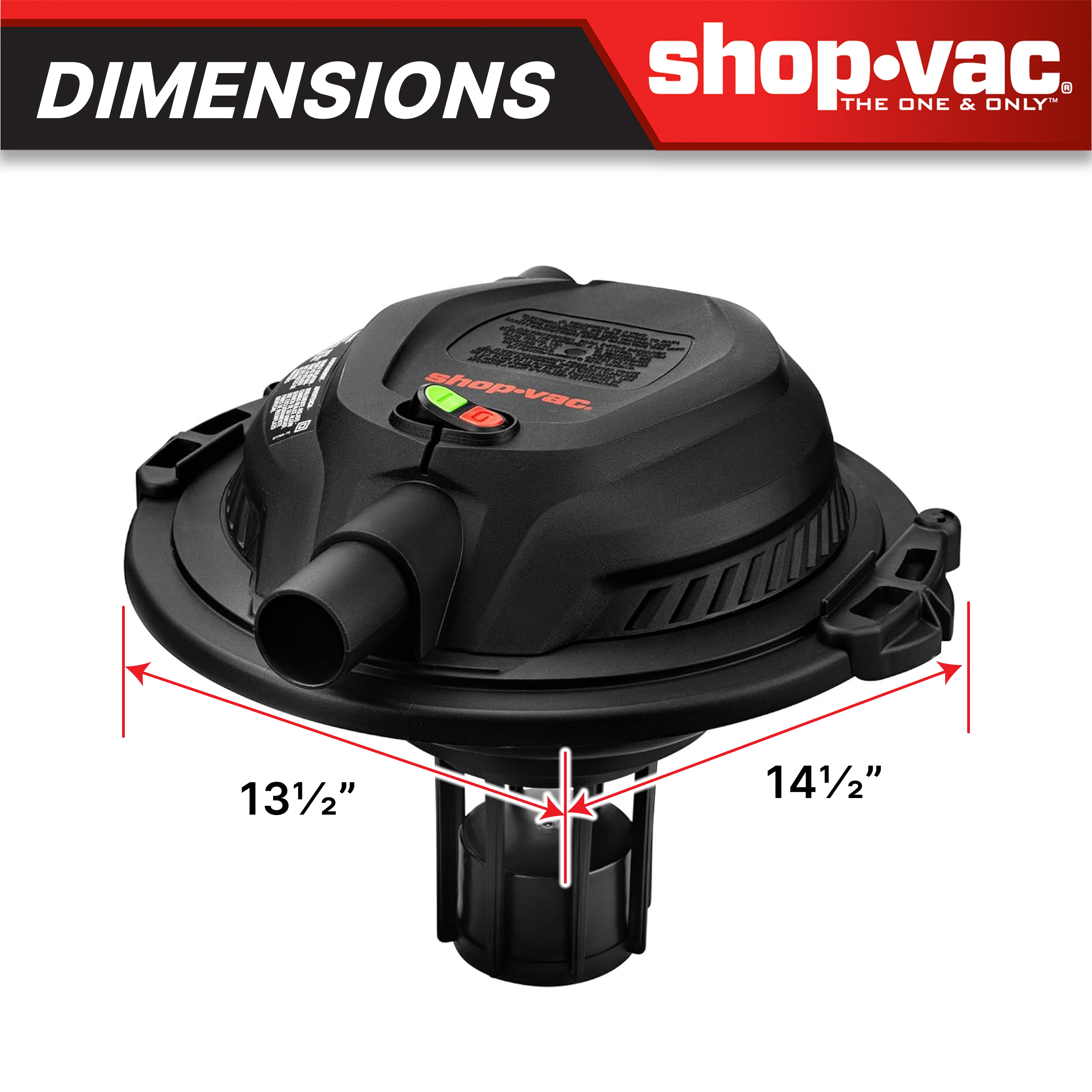 Shop-Vac 2.5HP Bucket Head Wet Dry Vac