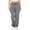 Gray, variant on CHGBMOK Women Cargo Pants with Pockets Drawstring Waist Wide Leg Lounge Trousers Solid Loose Athletic Sweatpants