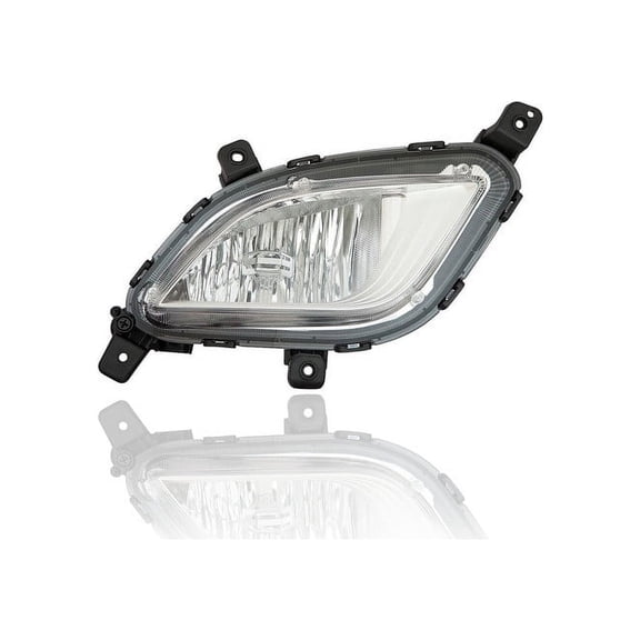Fog Light Assembly - Compatible/Replacement for '17-18 Kia Forte Sedan - LED - Right Hand - Passenger - 92202B0500 - CAPA