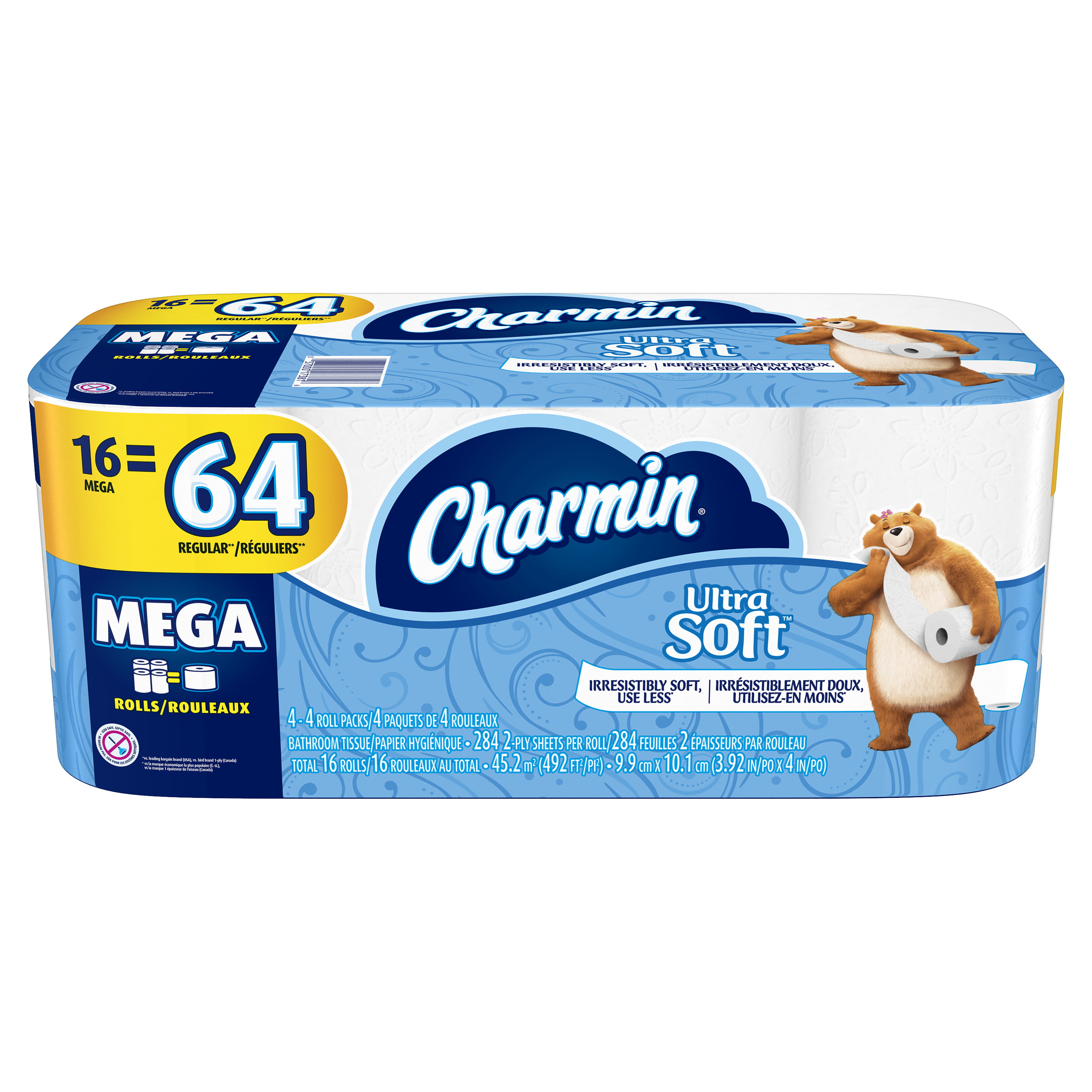 Charmin Ultra Soft Toilet Paper, 16 Mega Rolls – Walmart Inventory ...