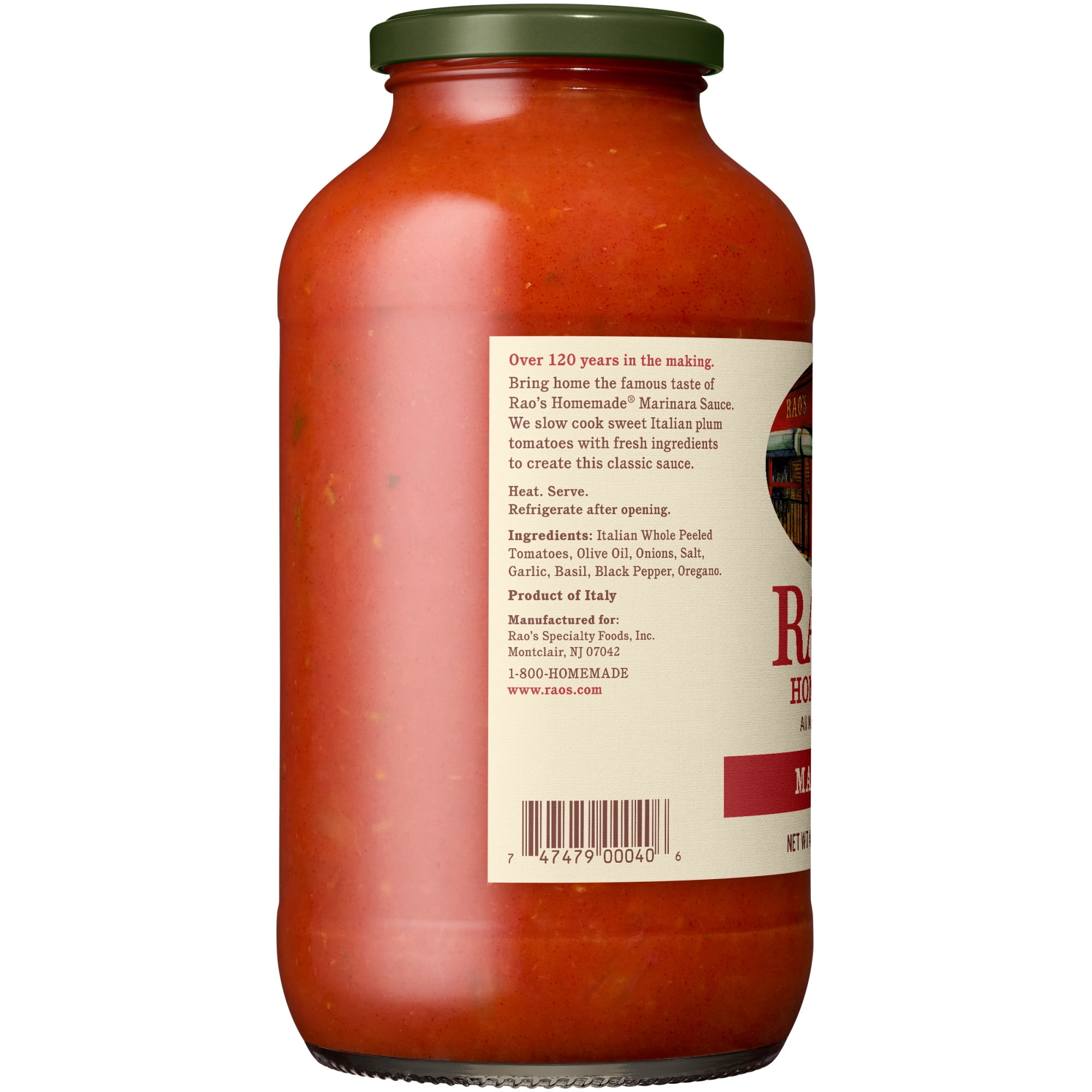 Rao's Homemade Marinara Sauce Made with Italian Tomatoes, 40 oz