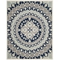 thumbnail image 2 of SAFAVIEH Bellagio Zoja Floral Wool Area Rug, Navy Blue/Ivory, 8' x 10', 2 of 8