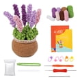 thumbnail image 1 of Lefu Beginners Crochet Flowers Kit Knitting Kit with Step-By-Step Tutorials DIY Craft, 1 of 5