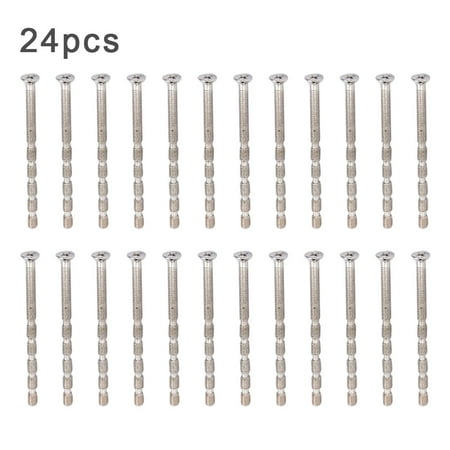

24pcs Lock For Furniture Widely Use Door Handle Screw Connecting Bolt Sleeves
