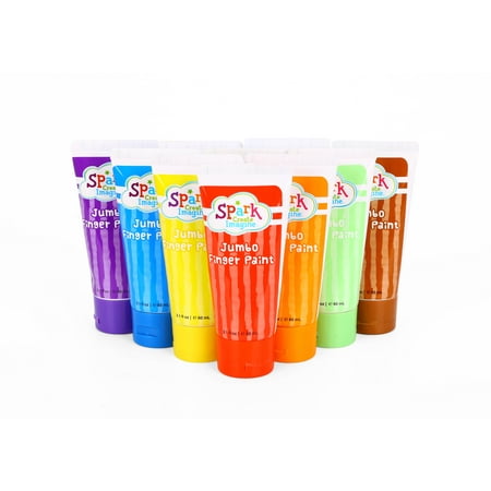 Spark. Create. Imagine. Jumbo Finger Paint, 10 Count