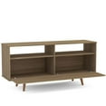thumbnail image 4 of Boahaus Cousy Oak Brown Sideboard 27" H, 57" W, 2 Compartments, 2 Open Shelves, 4 of 5
