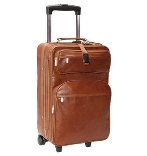 Amerileather 8001-2 22 Expandable Carry On Pullman - Brown - Walmart.com