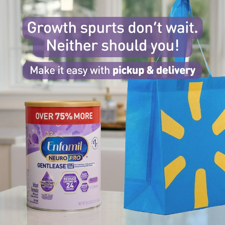 2 pack) Enfamil NeuroPro Gentlease Baby Formula for Easing