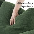 thumbnail image 5 of Gericco Loveseat Sofa, Mid Century Modern Decor Love Seat Couches for Living Room（Green）, 5 of 8