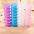 thumbnail image 4 of CIMAXIC 7 Day Pill Box Organizer Weekly Medicine Case Holder Large Travel Medication Compartments (Random Color),9.25"X2.36"X2.36", 4 of 4