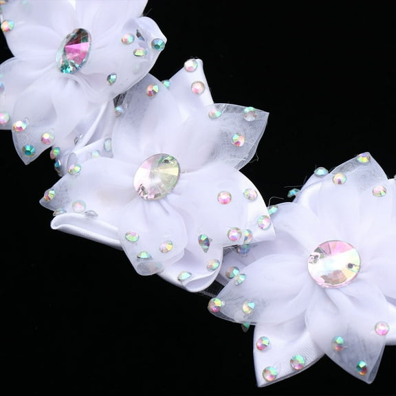 WHAMVOX  Bridal Veils Wedding Headpiece for Bride Garland Light Weight