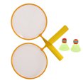 thumbnail image 4 of Yellow Badminton Racket, Portable 2Pcs Children Racquet Set Easy Grip  for Outdoor for 3 To 12 Kids, 4 of 8