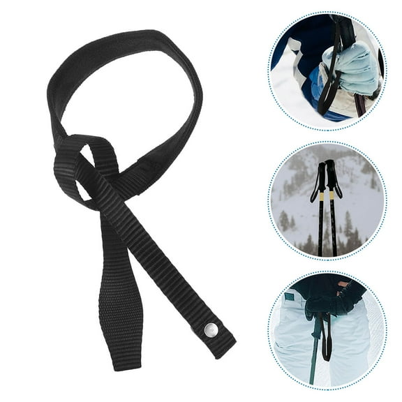 2pcs Ski Pole Wristband Trekking Pole Strap Cane Wrist Strap Carrier Strap