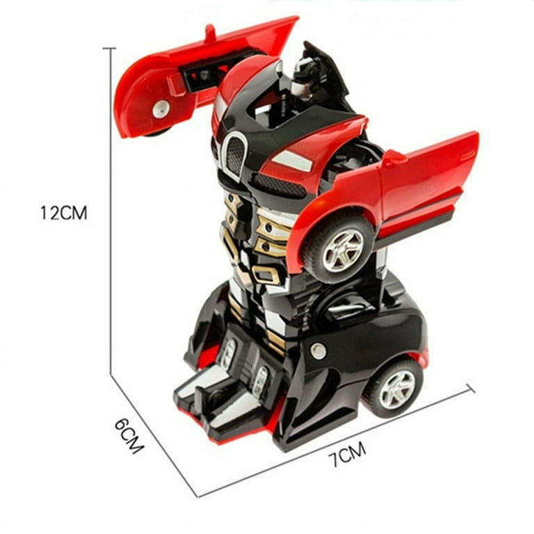 Transformer Action Figure Robot Véhicule Voiture Jouet Pour Enfants  Automatiquement Plastique Déformation Automatique Drôle comme cadeau