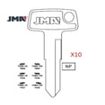thumbnail image 4 of JMA Replacemnet Uncut Key Blank for Yamaha Motorcycle YH37 - YAMA-12I (10 Pack), 4 of 4