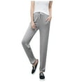 thumbnail image 5 of FAIWAD Women's Soft Comfy Lounge Jogger Pants Drawstring High Waist Cinched Bottom Sweatpant, 5 of 6