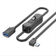 thumbnail image 2 of Cable de Extensión USB 3.0 con Botón de Encendido, Transferencia de Datos de 5 Gbps, Cable de Extensión Macho A Hembra de 3,3 Pies para Teclado PowerSwitch e, 2 of 5