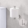 thumbnail image 4 of ZHAOCHENG Portarrollos de papel higiénico de acero inoxidable, soporte de papel higiénico montado en la pared para accesorios de baño y cocina (montaje con tornillos), 4 of 5