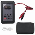 thumbnail image 1 of New da Calibrator Tester 4-20mA Signal Generator Built-in Battery Built-in Quick-Break Fuse High Temperature Stability,1 x Signal generator 1 x Charging cable 1 x Storage bag,Black, 1 of 8