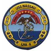 USS Nassau- LHA-4 Patch ? Plastic Backing