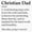 1pcs, variant on Christian Dad Definition Fatherhood Faith Slogan Vinyl Sticker