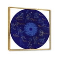 thumbnail image 3 of Designart 'Zodiac Signs and Zodiac With Constellations' Modern Framed Canvas Wall Art Print, 3 of 5