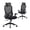 Black, variant on Nouhaus Apertura Ergonomic High Back Office Chair, Mesh Desk Chair with 3D Armrests and Dynamic Lumbar Support, Gray