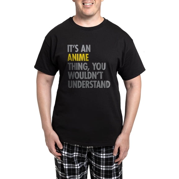 CafePress - Its An Anime Thing Men's Light Pajamas - Men's Dark Loose Fit Cotton Pajama Set