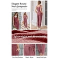 thumbnail image 2 of Ekouaer Jumpsuits for Women Casual Summer Sleeveless 2026 Ribbed One Piece Romper Dressy Vacation Clothes Travel Outfits, 2 of 6
