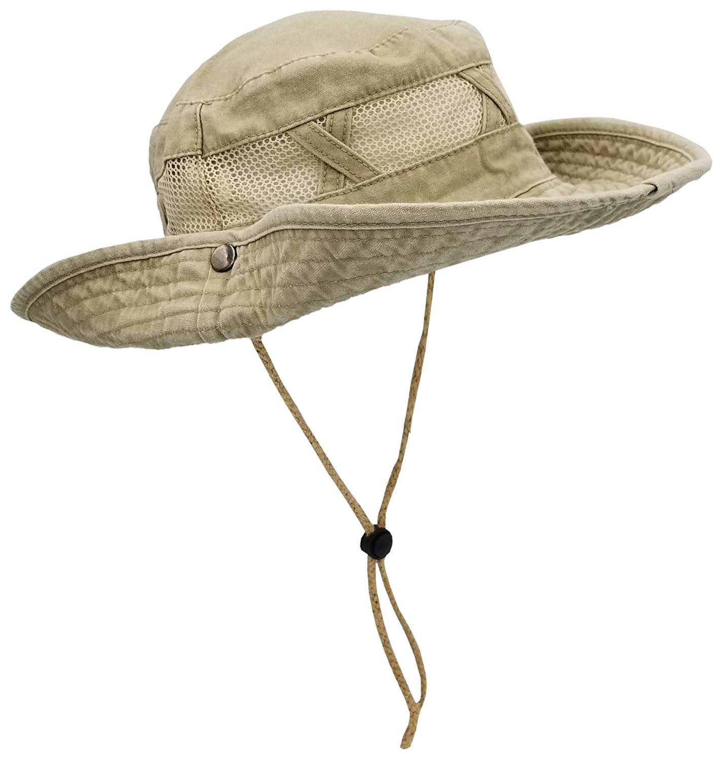 Outdoor Summer Boonie Hat for Hiking, Camping, Fishing, Operator Floppy ...