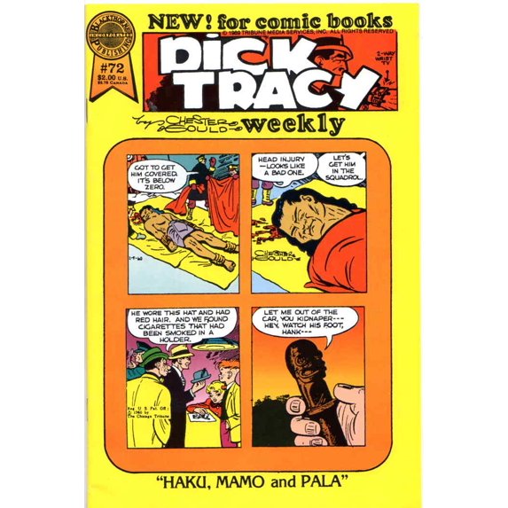 Dick Tracy Weekly #72 VF ; Blackthorne Comic Book