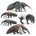 thumbnail image 1 of Set de figuras de oso hormiguero, 5 piezas, realistas, de PVC, con forma de animal salvaje, 1 of 3