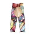 thumbnail image 6 of Daiia Easter Eggs Men's Sleep Pant with Pockets and Drawstring,Pajama Pants-Medium, 6 of 9