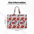thumbnail image 3 of Pofeuu Lilies Flowers Print Laptop Bag Carrying - Computer Bag Laptop Case Shoulder Slim Work Travel, 3 of 8