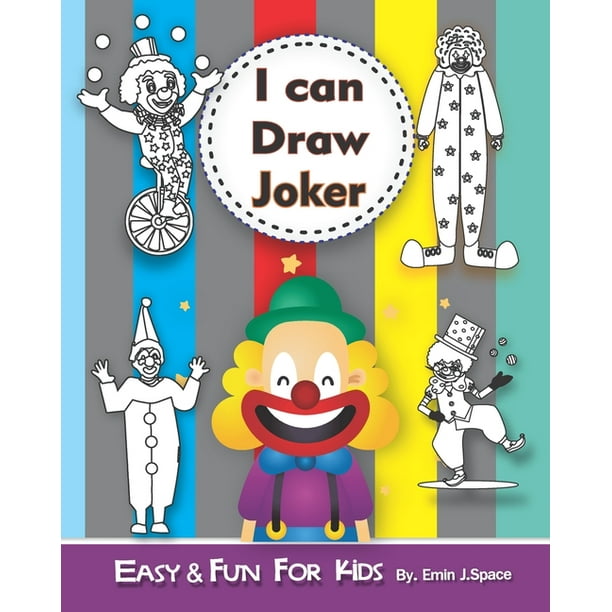 joker drawing for kids
