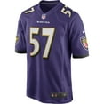 thumbnail image 2 of Men's Nike Bart Scott Purple Baltimore Ravens Game Retired Player Jersey, 2 of 3