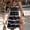 Black, variant on Dolkfu Crew Neck Womens Summer Fall Dresses Sleeveless Black Refreshing Mini A-Line Dresses Casual Striped Patchwork Relaxed Fit Dresses Black,L