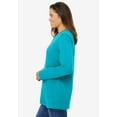thumbnail image 3 of Woman Within Plus Size Perfect Long-Sleeve Crewneck Tee (Petite Available), 3 of 5
