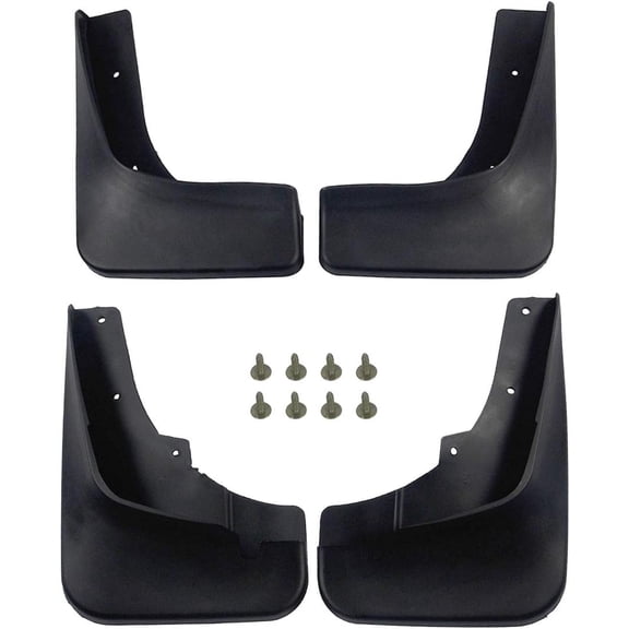 A-Premium Splash Guards Mud Flaps Mudflaps Replacement for Mitsubishi Outlander 2006-2008 Front and Rear 4-PC Set