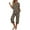 06-FP Leopard Khaki, variant on MINTREUS Women's Pajama Sets Short Sleeve Shirt and Capri Soft Pajama Sets with Pockets