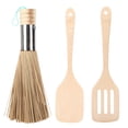 thumbnail image 1 of Kitchen Accessories,Environmentally Friendly Bamboo Non-Stick Wooden Spatula Cooking Tool Kit Custom Engineered, 1 of 14