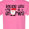 thumbnail image 4 of Inktastic Rolling with My Gnomies Cute Christmas Gnome in Hat T-Shirt, 4 of 5