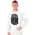 thumbnail image 4 of Big Bad Beard Dad Fathers Day Gift Men's Long Sleeve Tee T Shirt Brisco Brands S, 4 of 6